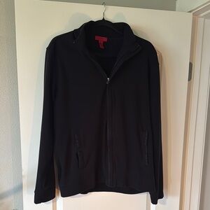 Men's Black full zip Sweater